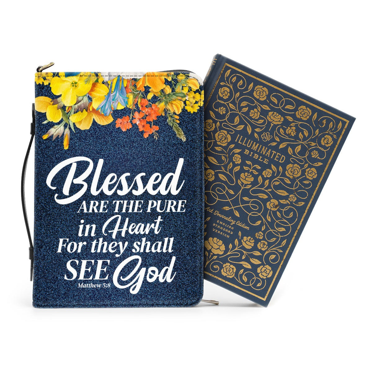 Meeting You Was Fate Leather Book Cover, Christian Valentine Gifts For Couple, Christian Gift, Bible Covers Jesus Gifts, Personalized Zippered Bible Cover With Handle (Copy)